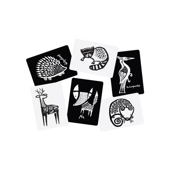Cartes imagier pour bébé Forêt