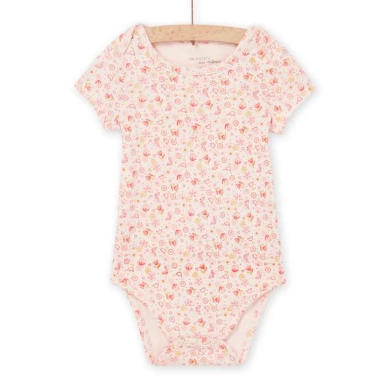Body À Imprimé Fleuri – Blanc