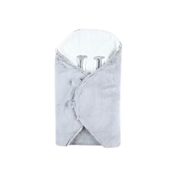 Couverture nomade Mix & Match gris clair