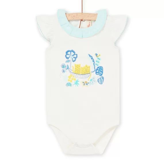 Body À Motif Animaux – Ecru