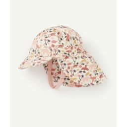 Casquette de bain bébé fille en fibres recyclées imprimé savane –  – Soldes