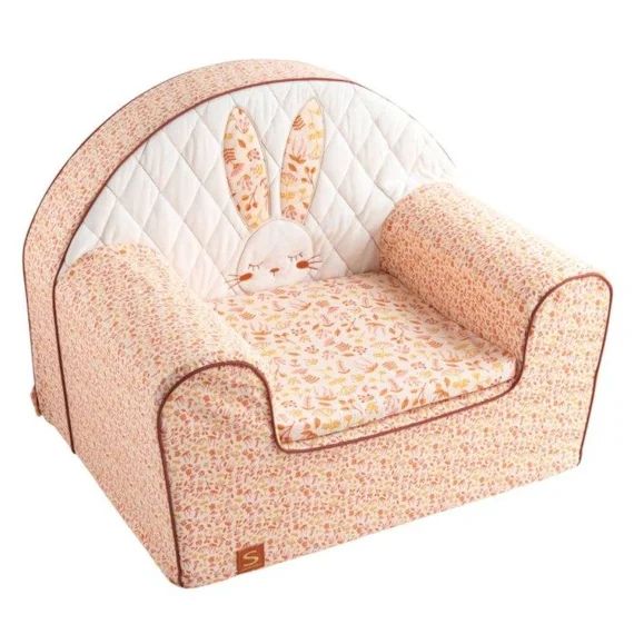 Fauteuil Club En Coton Rose – Sauthon – Esmée – Bébé – Mixte – 42x41x50 Rose