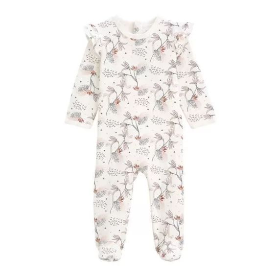 Pyjama bébé Exotic Bird blanc