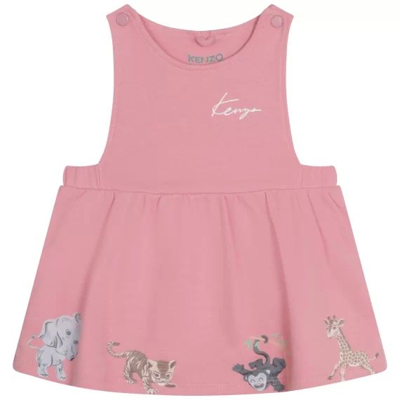 Robe sans manche Fille Rose