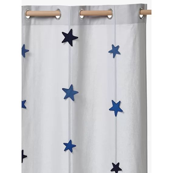 Rideau tamisant Étoiles bleu