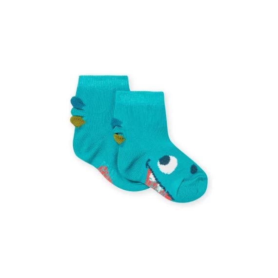 Chaussettes Bleu Lagon Bébé Garçon
