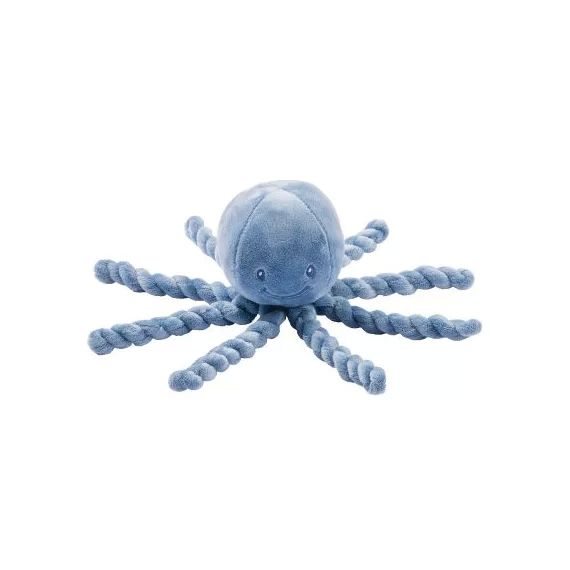 Peluche pieuvre Lapidou bleu (23 cm)