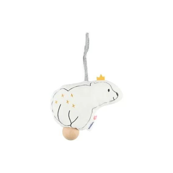 Peluche musicale Gaby & Sam blanc
