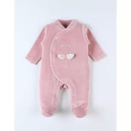 Pyjama Dors-bien velours Lina&Joy rose