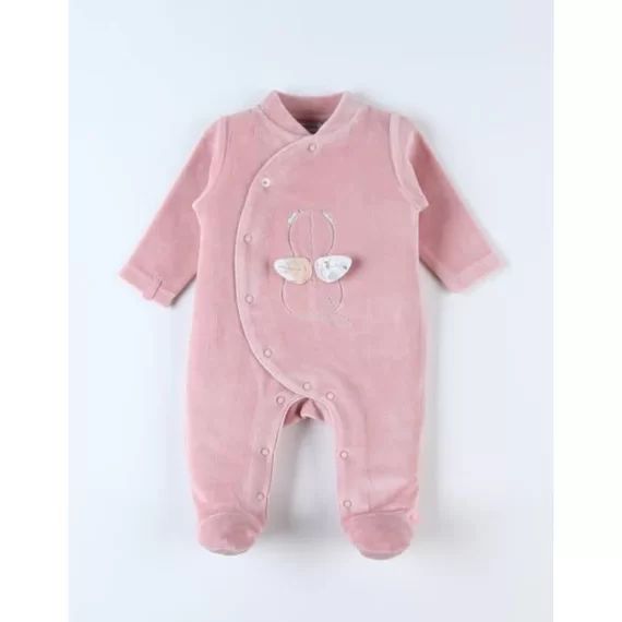 Pyjama Dors-bien velours Lina&Joy rose