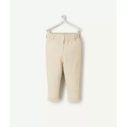 Pantalon relax bébé fille écru –  – Soldes