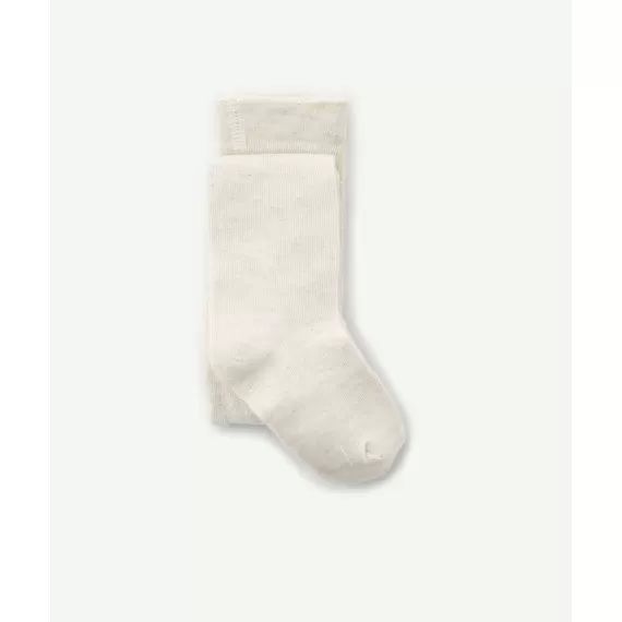 Les collants écrus en tricot –  – Soldes