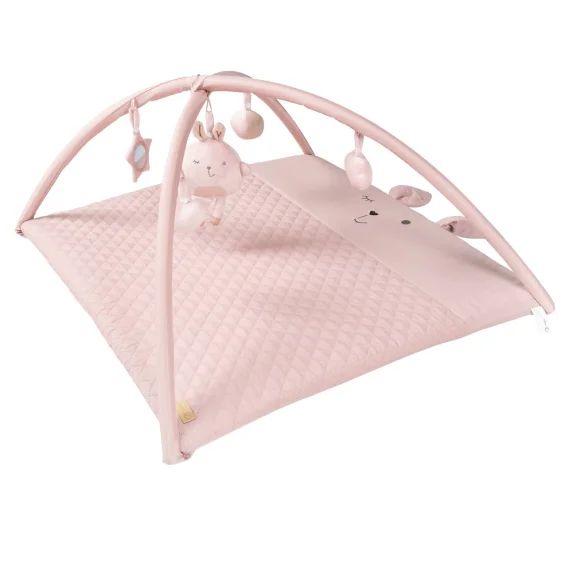 Tapis D&rsquo;éveil Avec Arches Et 5 Jouets Suspendus Roba Style Rose – Lapin Lily