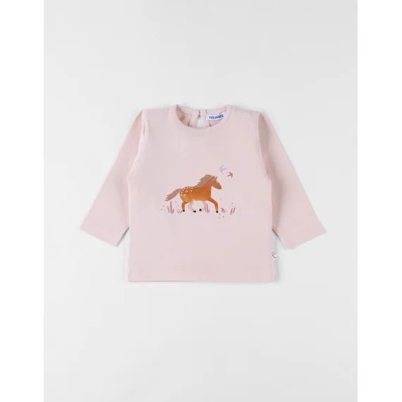 T-shirt Cheval Jersey Rose