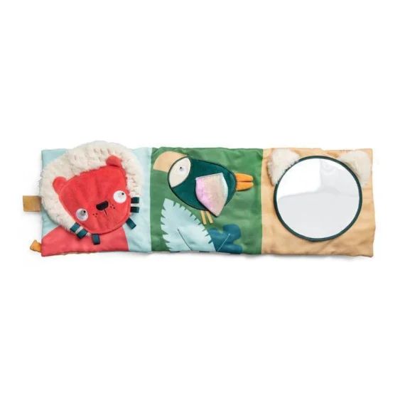 Livre D&rsquo;activités En Tissu Faune – Eveil Bébé – Sebra Beige