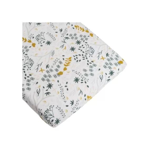 Drap housse de berceau en coton bio Yukari (40 x 80 cm)