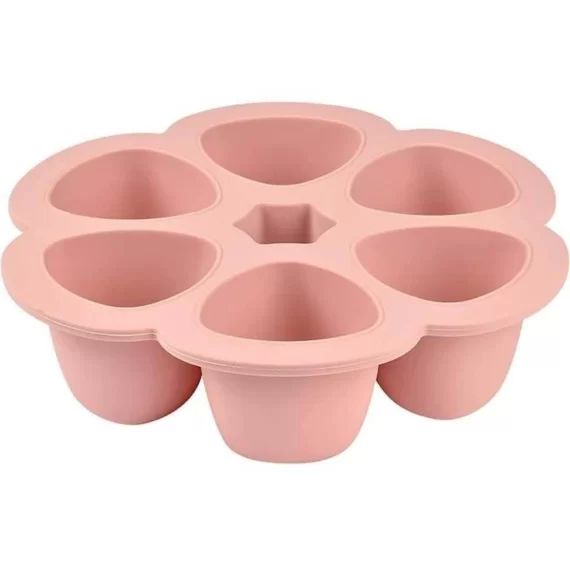 Béaba Portion Multiportions Moule en Silicone Rose 6 x 90ml rose