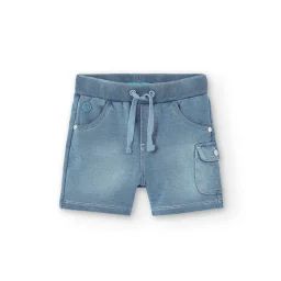 Bermuda En Molleton Jean Bleu