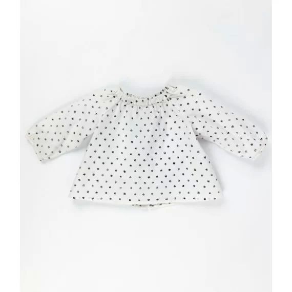 Blouse à pois Fille ou Garçon 6 mois