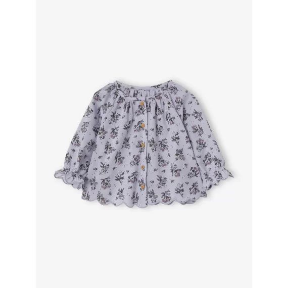 Blouse imprimée bébé bleu imprimé