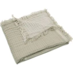 Couverture En Coton Vert