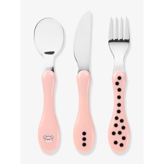 Lot de 3 couverts 2e âge LÄSSIG little chums souris