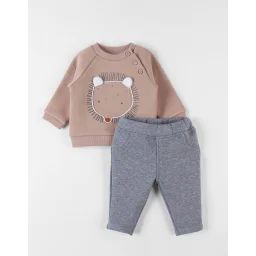 Set Sweatshirt + Jogging Hérisson Beige
