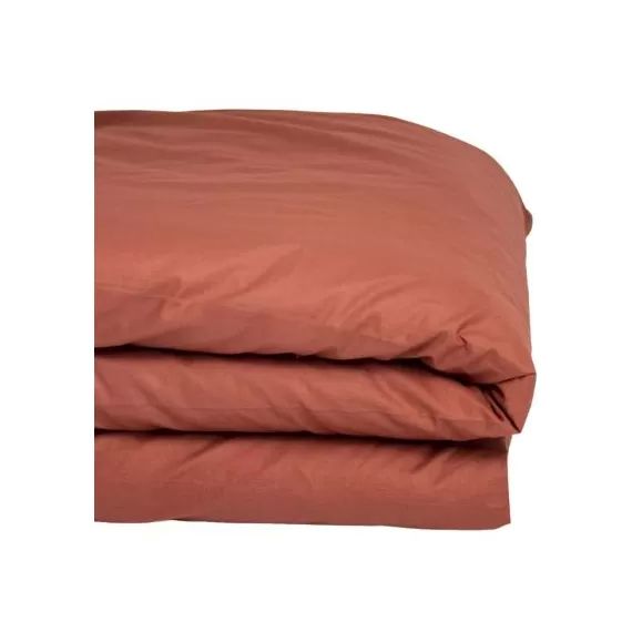 Housse de couette bébé en coton bio Terracotta (100 x 140 cm)