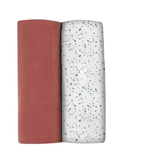 Langes XXL Béaba – Brique/Terrazzo