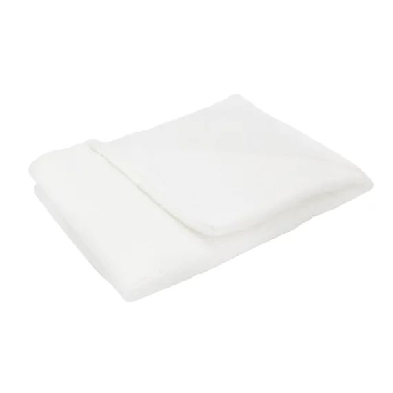 Couverture Bi Matière – Wooly Blanc