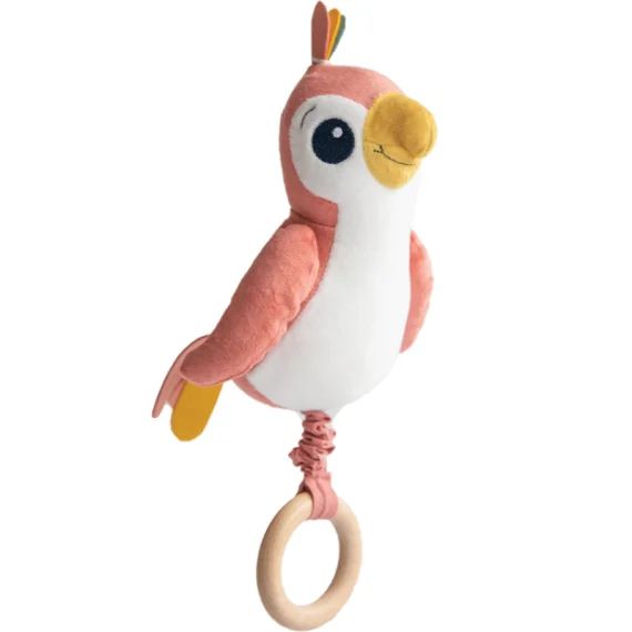 Peluche musicale à suspendre Happy (17 cm)