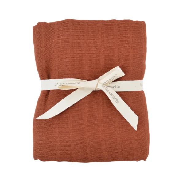 Maxi-lange bébé coton bio* uni Tonka