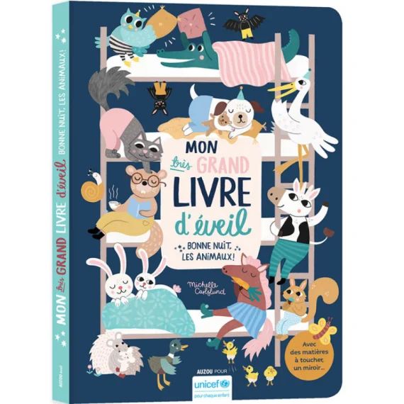 Livre Mon très grand livre d&rsquo;éveil : Bonne nuit les animaux !