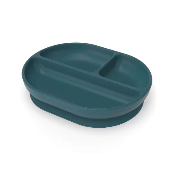 Assiette compartimentée en silicone pour enfants