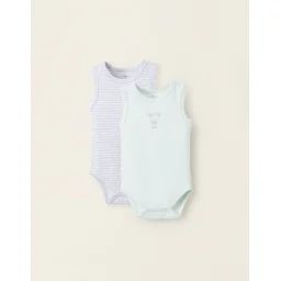 Pack 2 Bodies De Coton Multicolore