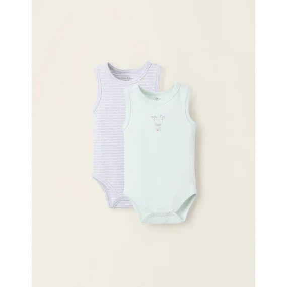 Pack 2 Bodies De Coton Multicolore