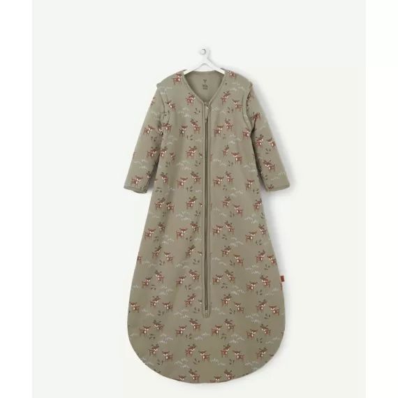 Gigoteuse bébé à manches longues cerf kaki –  – Soldes