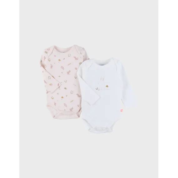 Set De 2 Bodys Coton Blanc