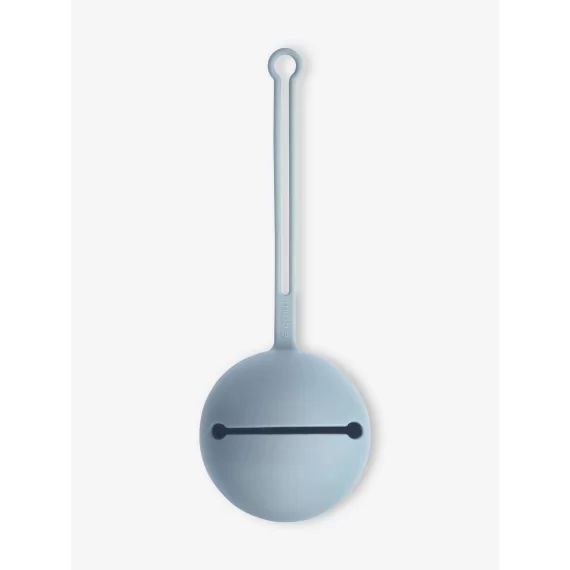 Etui protège-sucettes MUSHIE en silicone bleu
