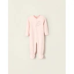 Grenouillère En Coton Rose Clair