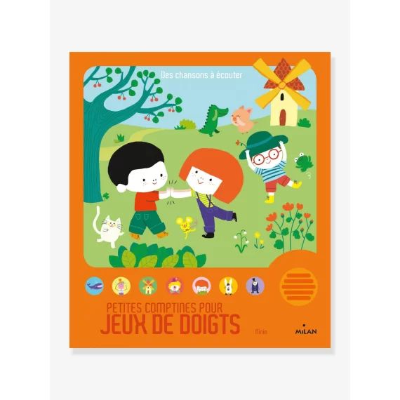 Petites comptines pour jeux de doigts – MILAN orange