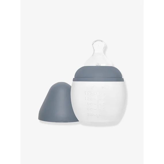 Biberon BibRond 150 ml ELHEE bleu gris