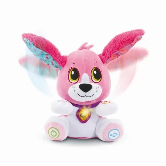 Peluche VTech Toutou Parle avec Moi – Rose