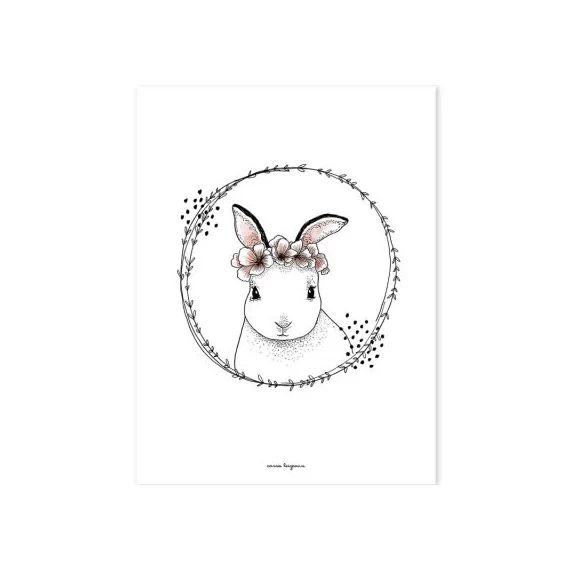 Affiche lapin Meadow Treasure (30 x 40 cm)