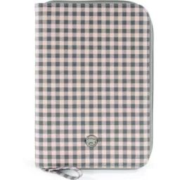 Protège carnet de santé Together Vichy rose et gris