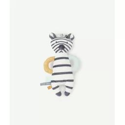 Doudou zèbre en rembourrage recyclé tout doux bébé –  – Soldes