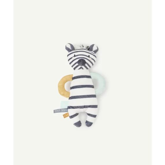 Doudou zèbre en rembourrage recyclé tout doux bébé –  – Soldes