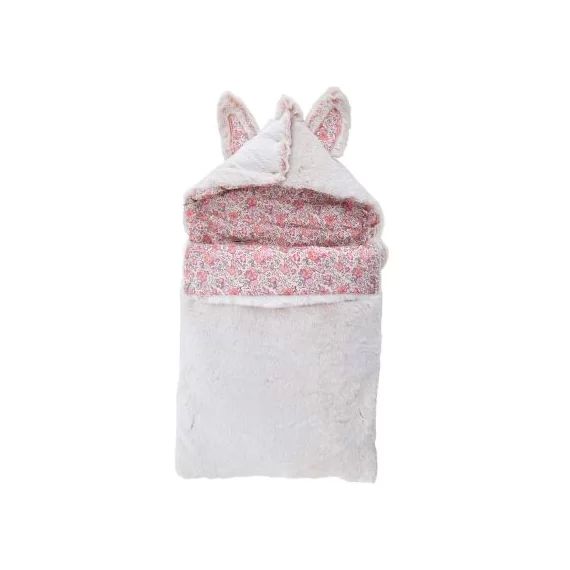Nid d&rsquo;ange passe sangle Lapinou rose (75 cm)