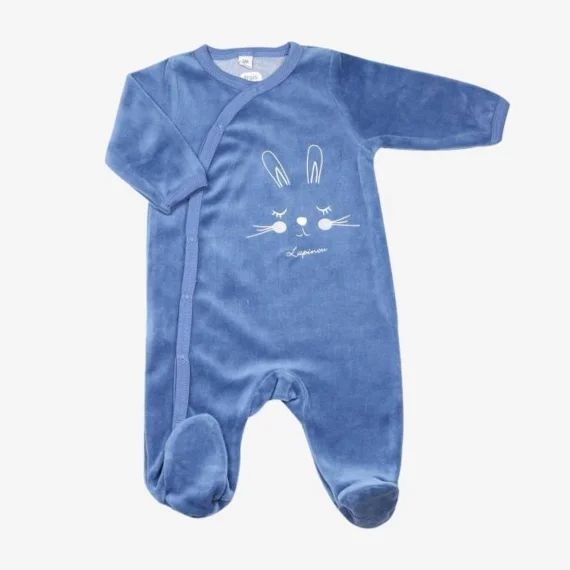 Pyjama bébé – TROIS KILOS SEPT bleu