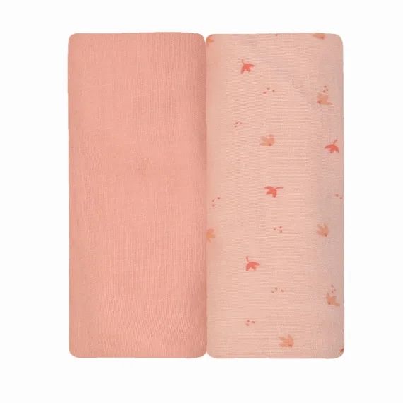 Lot De 2 Langes Rose